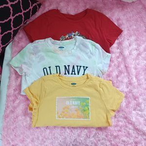 Girls size 6-7 Old Navy T-shirt Bundle